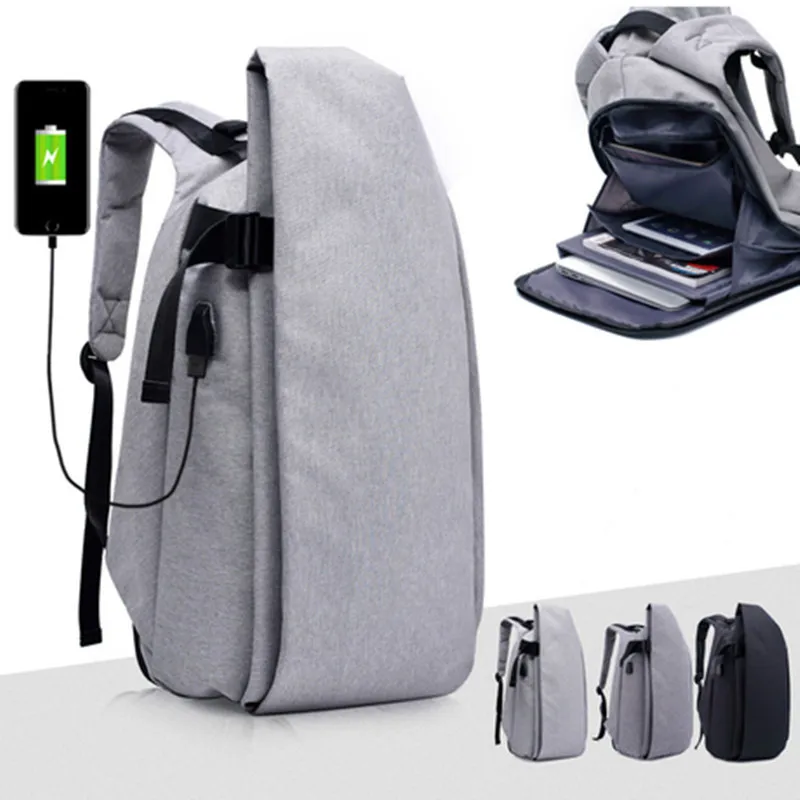 

Capacity Men Business Leisure Backpack USB Charge Anti Thief Backpack Laptop Mochila College Student Schoolbags Travel Backpacks