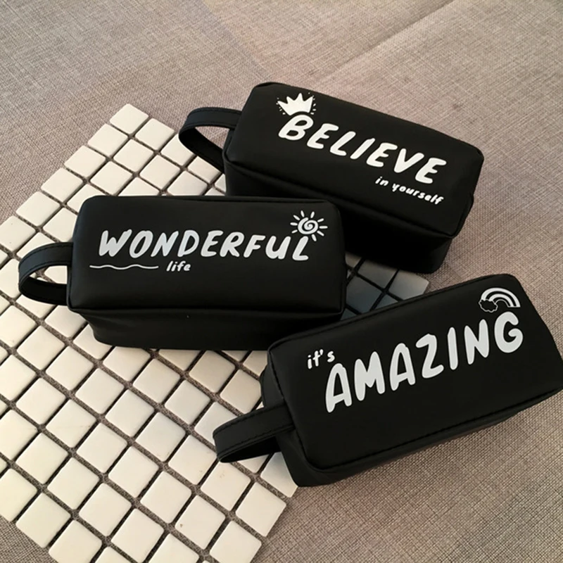 

Large Black Pencil Case Creative Silicone Big Pen Box Kawaii Bag Pencilcase etui Girls&Boys Gift Cute School Stationery Supplies