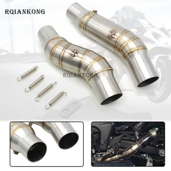 

One piece 100% brand new motorcycle middle of exhaust pipe stainless steel motorbike mid pipe for kawasaki z1000 2010-2015 15
