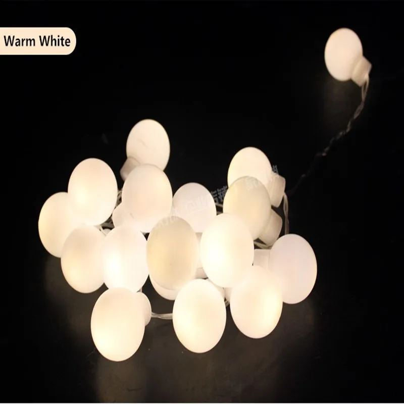 

5cm Big Size Ball LED Ball string lights Curtain garland lamp for fairy wedding new year Outdoor Christmas Holiday lighting