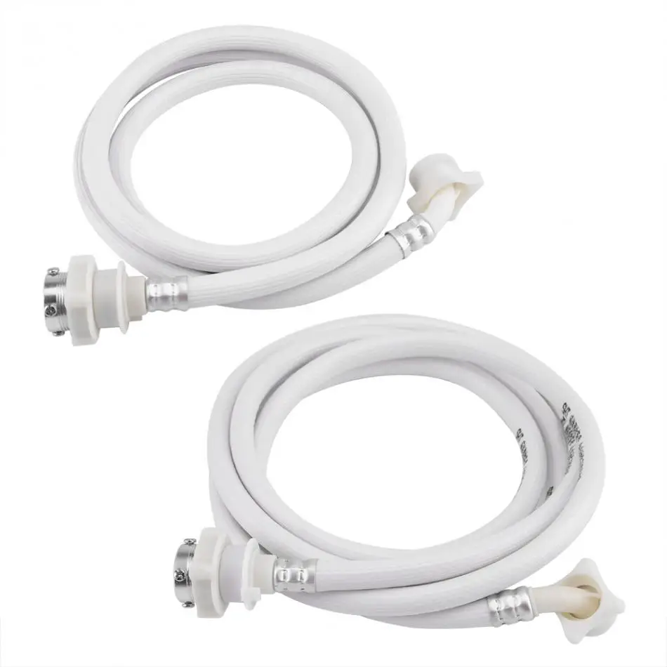 

Washing Machine Water Inlet Hose Washer Pipe Tube Connector White Color Long Length
