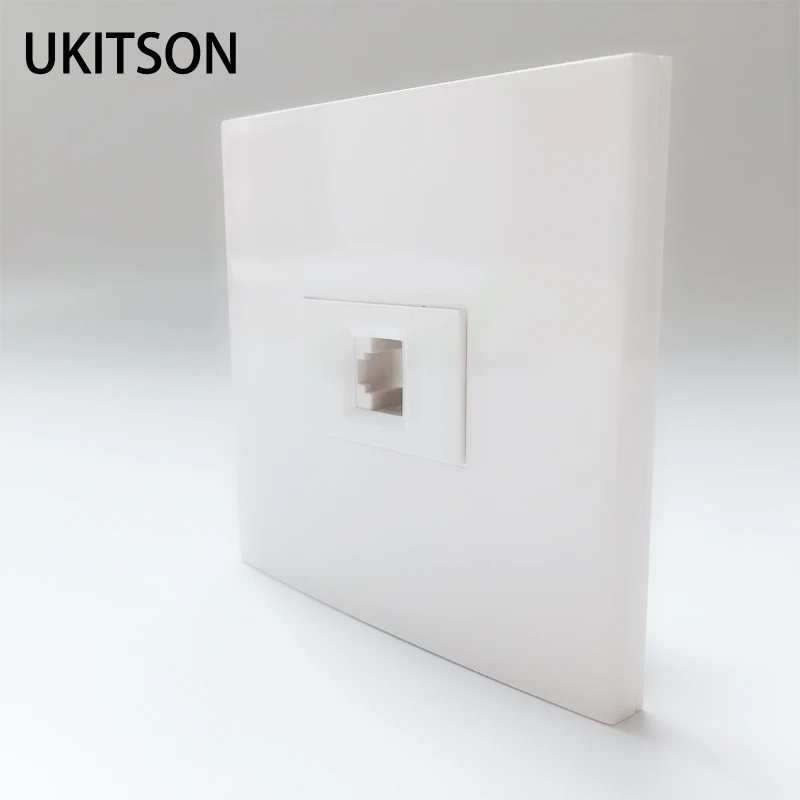 

1 Socket RJ45 CAT5E CAT 6 CAT.6A Faceplate Panel For Network LAN Plug