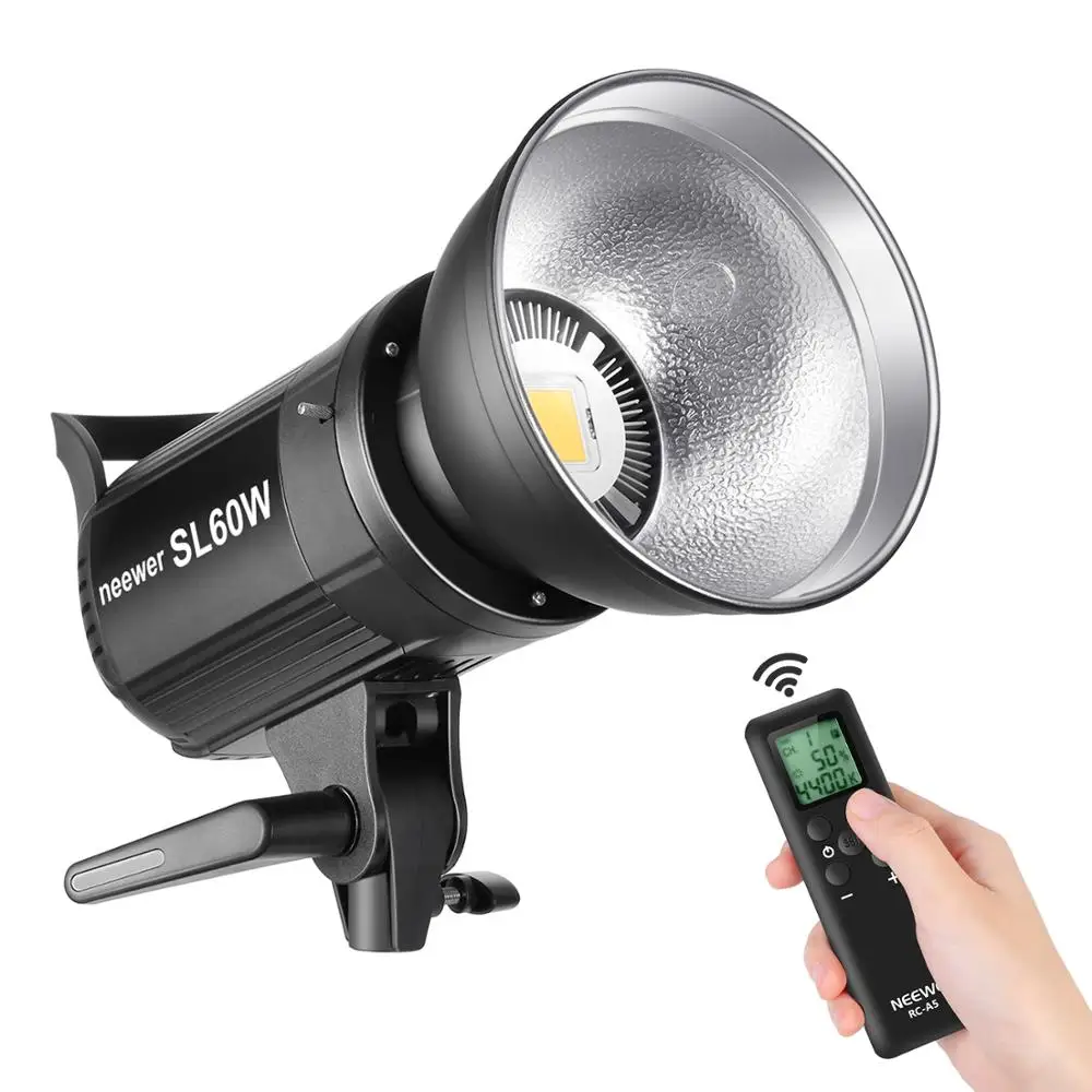 Neewer SL-60W Светодиодная видео лампа белого цвета версия 5600K 60 Вт CRI 95+ TLCI 90+ с пультом
