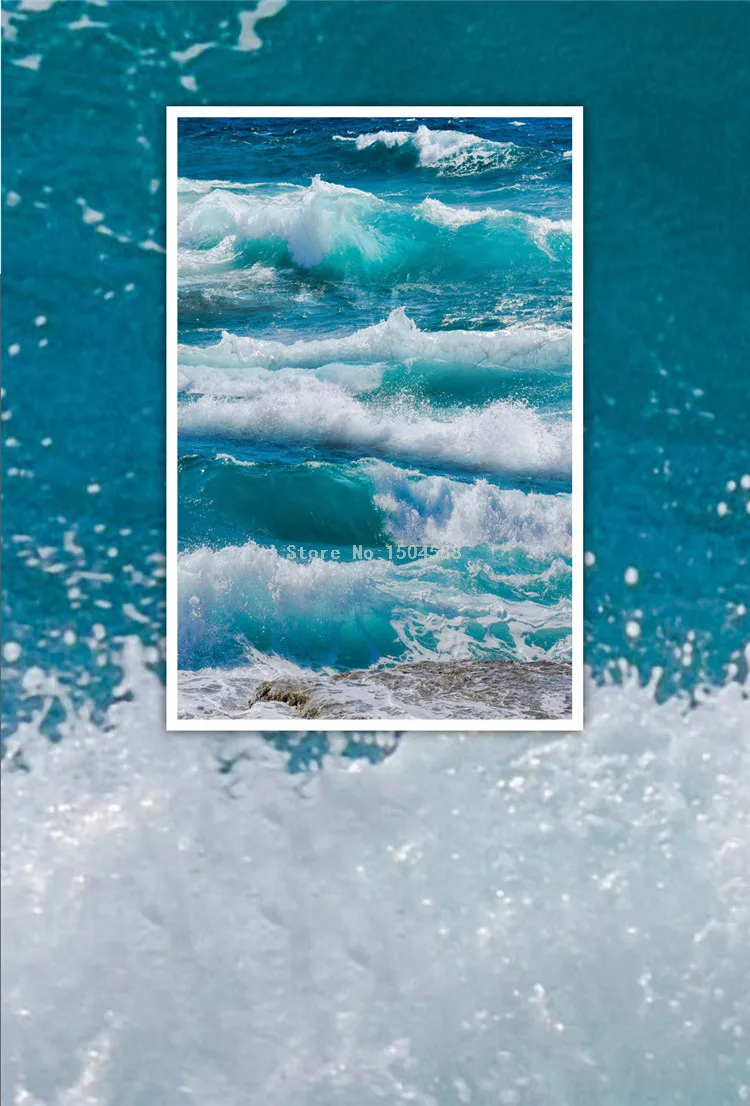 3d Pvc床タイル壁紙 バスルームと寝室用の波と波の写真の壁紙 モダンなステッカー Aliexpress 家のリフォーム 3d Pvc床タイル壁紙 バスルームと寝室用の波と波の写真の壁紙 モダンなステッカー Aliexpress 家のリフォーム