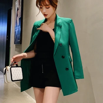 

Blazers Spring Summer Loose Women Suit Long-sleeved Large size Women Blazer 2020 New Casual Retro Solid color NUW469