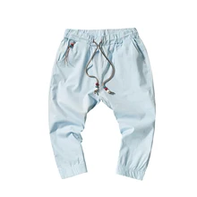 Летние льняные Большие размеры свободные брюки мужские s хип хоп брюки мужские s спандекс леггинсы мужские пляжные повседневные хлопковые шаровары мужские брюки