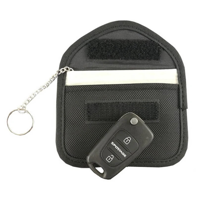 Auto Car Key Keyless Entry Fob Anti-Theft Signal Blocker Case Pouch Faraday Bags