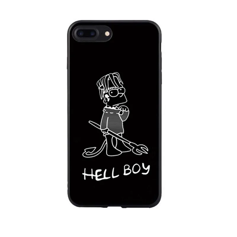 Emo Lil Bo Peep Lil черный ТПУ Мягкий силиконовый чехол для телефона для iPhone11 11PRO MAX 8 7 6 Plus 6S X XS MAX XR 5 5S SE - Цвет: TPU