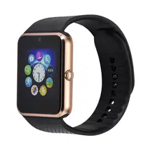 2017 marke Smart Uhr GT08 Bluetooth Verbinden zu IOS iPhone 7 Plus Android Telefon Smartwatch A8 LF07 GV18 Armbanduhr Sim karte