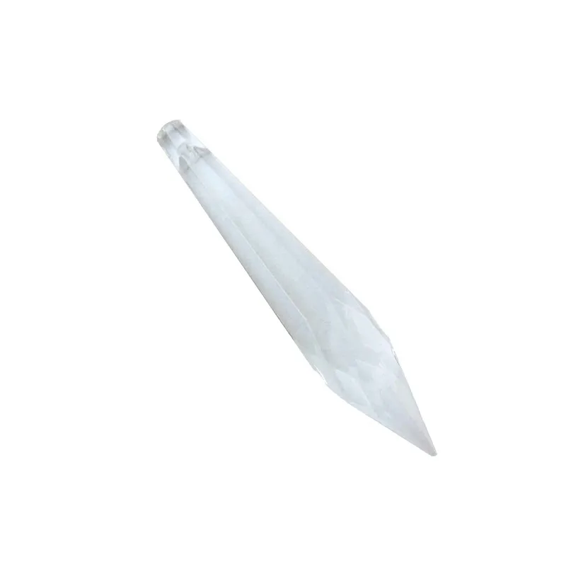 Многогранный 50 шт. 76 мм кристалл u-образная капля сосулька призмы люстра подвески для освещения аксессуары большая акция