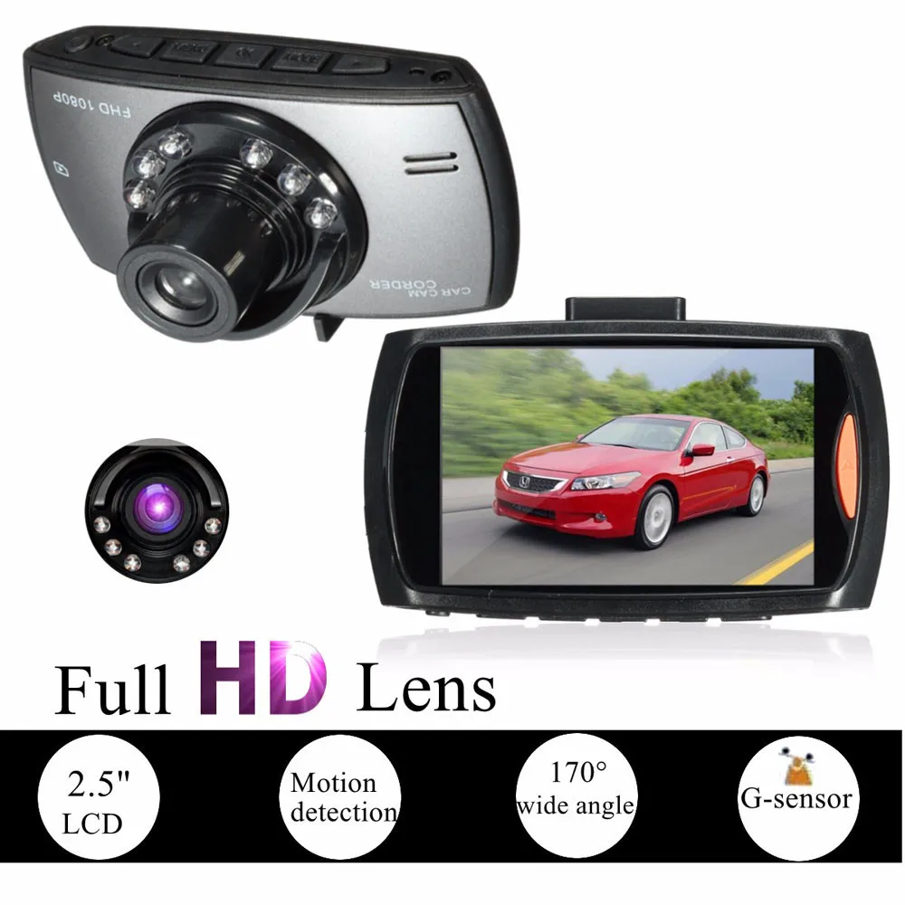 HD 2," lcd 1080P Автомобильная камера видео Dash Cam камера ночного видения J.15