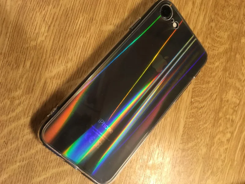 100PCS/Lot Gradient Laser Holographic Case for Samsung S8 S9 S10 Plus Note 8/9 M10 M20 M30 A40 A70 Transparent Soft Capa Fundas