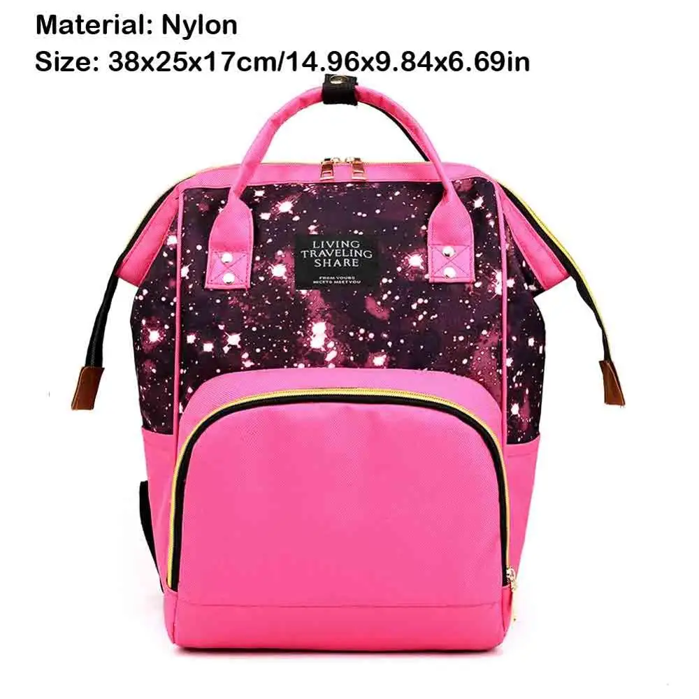 Лоскутная цветная сумка для подгузников для мамы, рюкзаки для путешествий, женские сумки на плечо, детские подгузники для кормления, сумка для подгузников - Цвет: D4