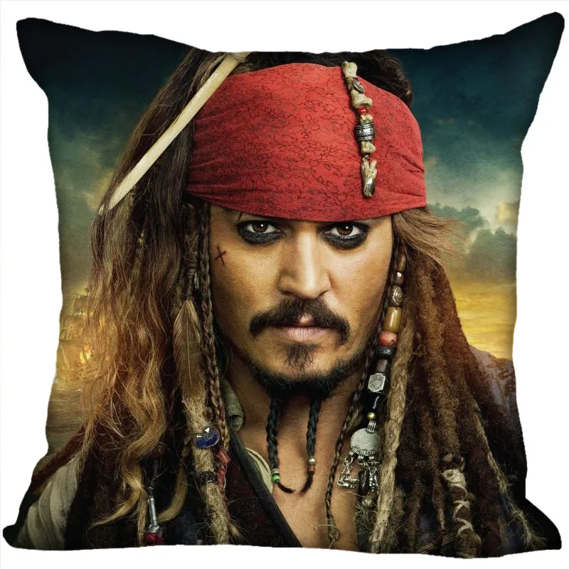 

Hot Sale Custom Johnny Depp Pillowcase 35X35cm (One Sides)Home Cushion Cover Pillow Cases 9-22T