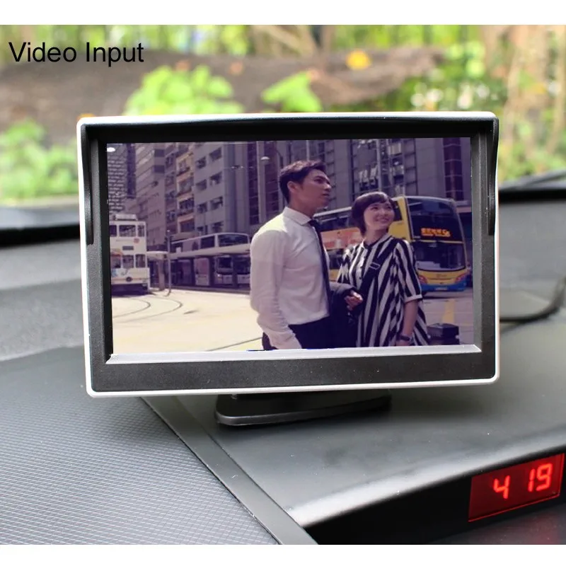 HD 800X480 2 способа Видео Вход 5 дюймов TFT Автомобильный видео плеер " монитор парковки автомобиля для камеры заднего вида Система помощи при парковке