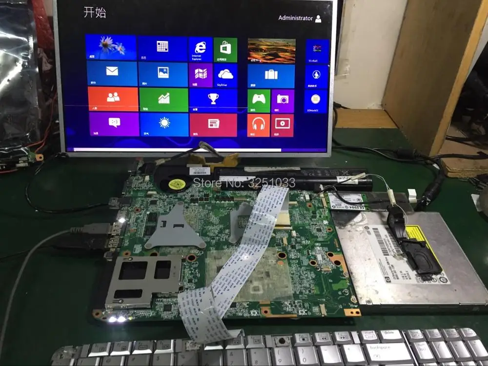 574680-001 для hp PAVILION DV7-3000 DV7 ноутбук DV7 материнская плата для ноутбука M96 чипсет 1 ГБ Протестировано и работает идеально