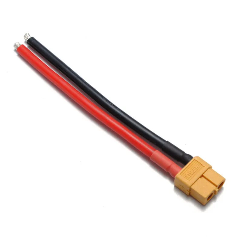 XT60 гнездовой разъем 12AWG 10 см с проводом силиконовый кабель для RC