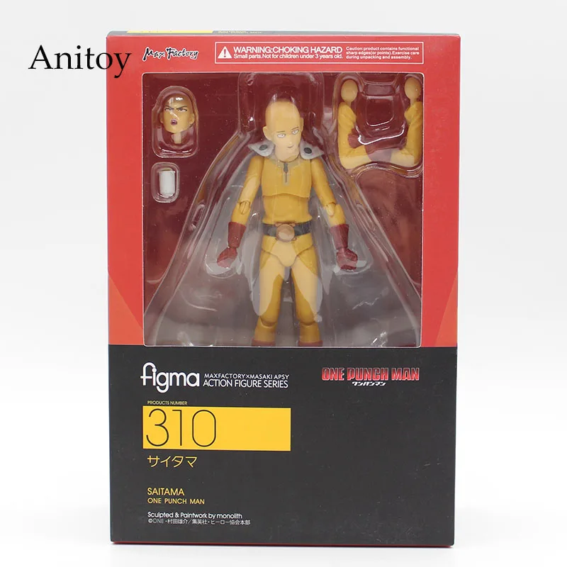 

ONE PUNCH MAN Saitama figma 310 PVC Action Figure Collectible Model Toy