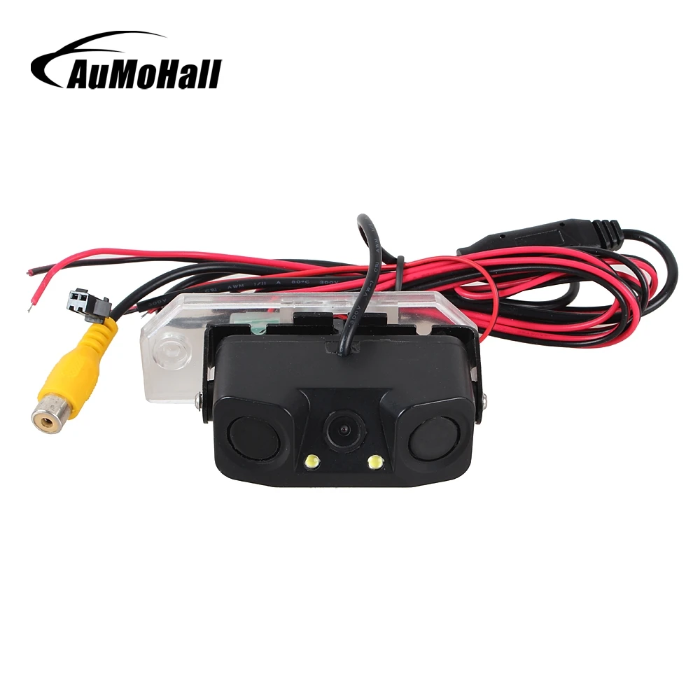AuMoHall 2 in 1 Special Car Reversing Camera with Parking Sensor Night