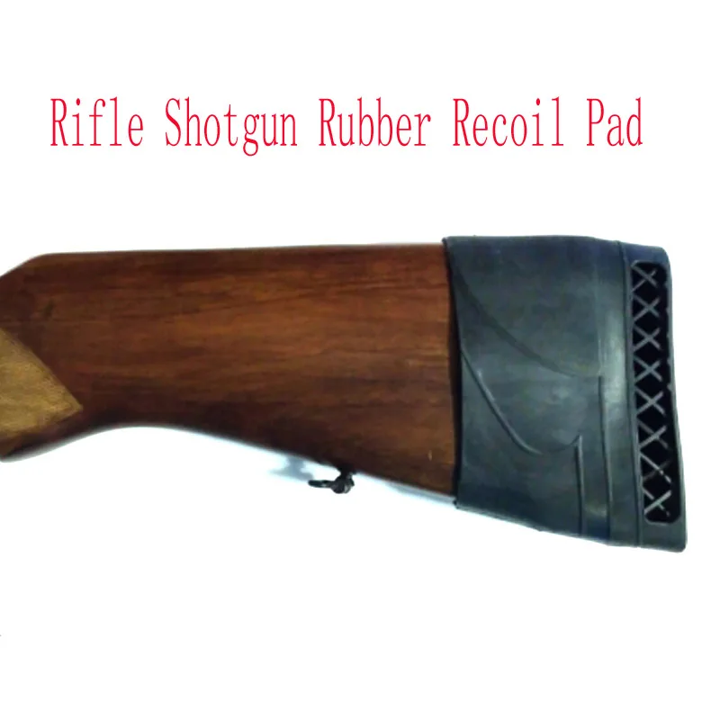 Tactical Rifle Shotgun Rubber Recoil Pad Rifle Slip On Buttstock