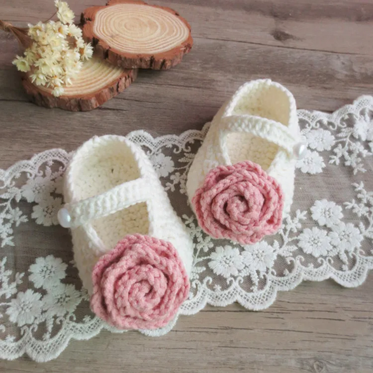 QYFLYXUEQYFLYXUE- Handmade crochet cotton baby shoes handmade by hand. Multicolor can be customized | Мать и ребенок