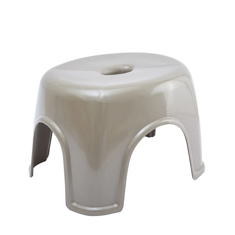 Fashion Simple NonSlip Bathroom Stool Thick Plastic Function Shower Stool Creative Small Bench Bathroom Furniture Home Furniture