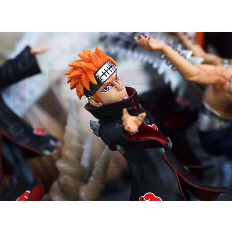 Статуя NARUTO Akatsuk 6 Realms Pain Konan Nagato Series резонансная экшн фигурка WCF GK Коллекционная