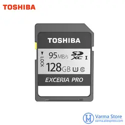 Toshiba Exceria pro SD карты N401 карту памяти SD UHS-I U3 128 GB Class10 4 K UltraHD карты флэш-памяти SDXC