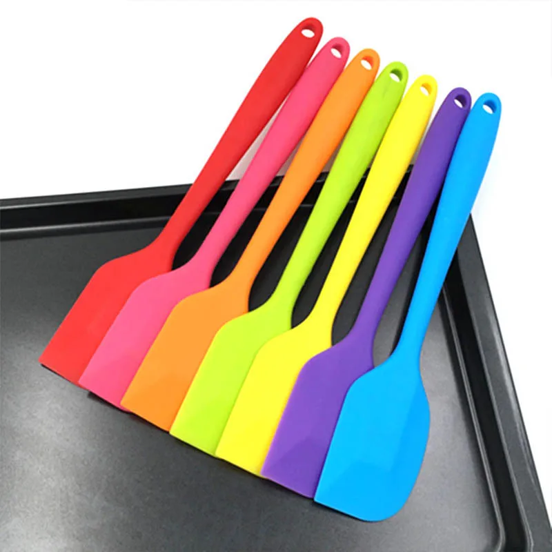 

large Kitchen Silicone Cream Butter Cake Spatula Mixing Batter Scraper Brush Butter Mixer Cake Brushes Baking Tool Kitchenware
