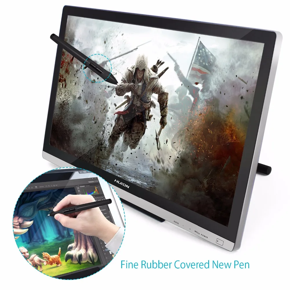  HUION GT-220 V2 215 pulgadas lápiz pantalla gráficos digitales dibujo tableta Monitor IPS HD pluma 