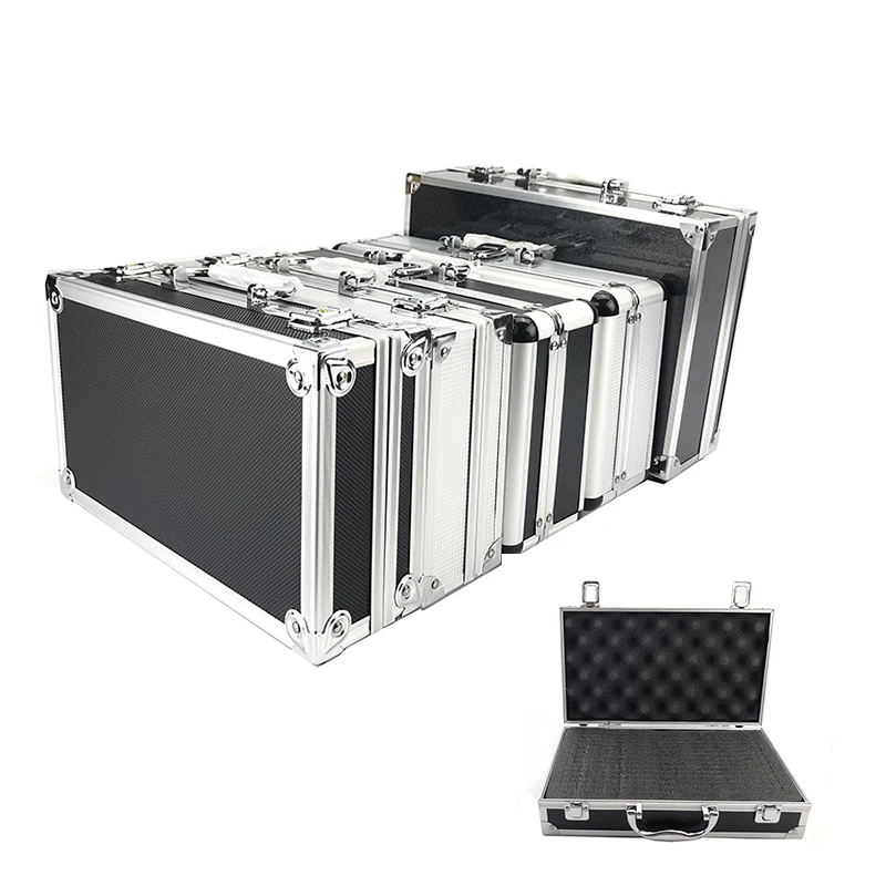 New Toolbox Portable Aluminum Tool Box Instrument Storage Case Handheld