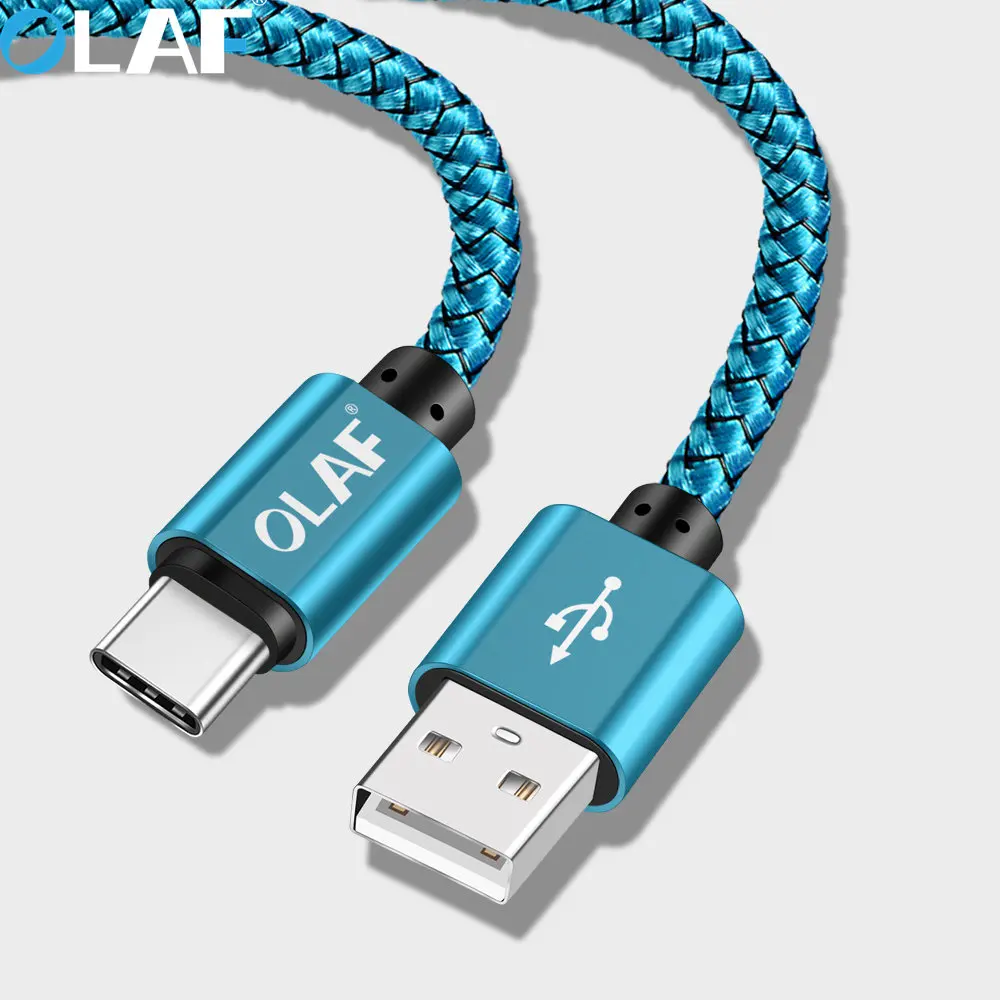 Олаф 3 м usb type C кабель UBS-C 2A Быстрая зарядка type-C кабель для синхронизации данных для samsung Note 8 9/S8 Nexus 6P 5X nintendo Switch