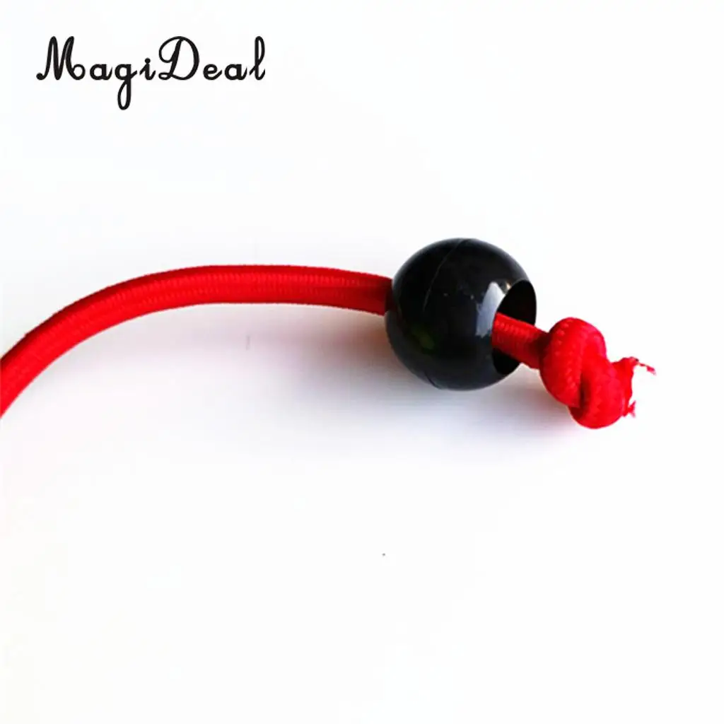 MagiDeal Pack 10 Cord Ball Stopper Lock End Toggle Buckle for Shock Bungee Rope Paracord Luggage Lanyard Strap Drawstring