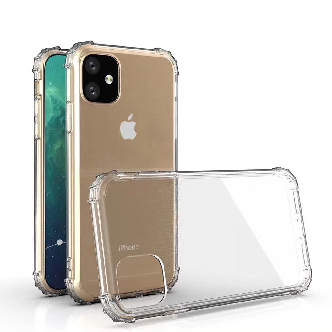 

Shockproof Transparent Silicone Phone Case For iPhone X XR XS Max Clear protection Cover For iphone 8 7 6 6S Plus 5 5S SE Case