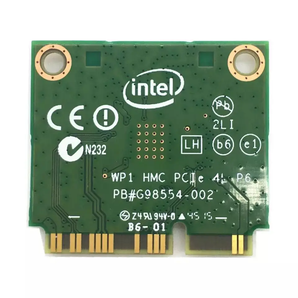 Двухдиапазонный беспроводной AC для Intel 3160 3160HMW 802.11ac Wifi+ Bluetooth 4,0 Mini PCI-e карта 2,4G и 5 ГГц 802.11a/b/g/n/AC