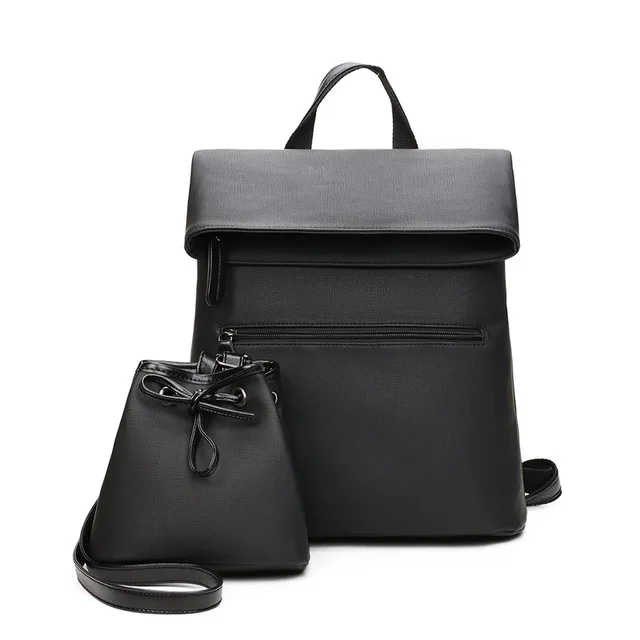 CETIRI PINK Women Backpack PU Leather Backpack for campus girl School