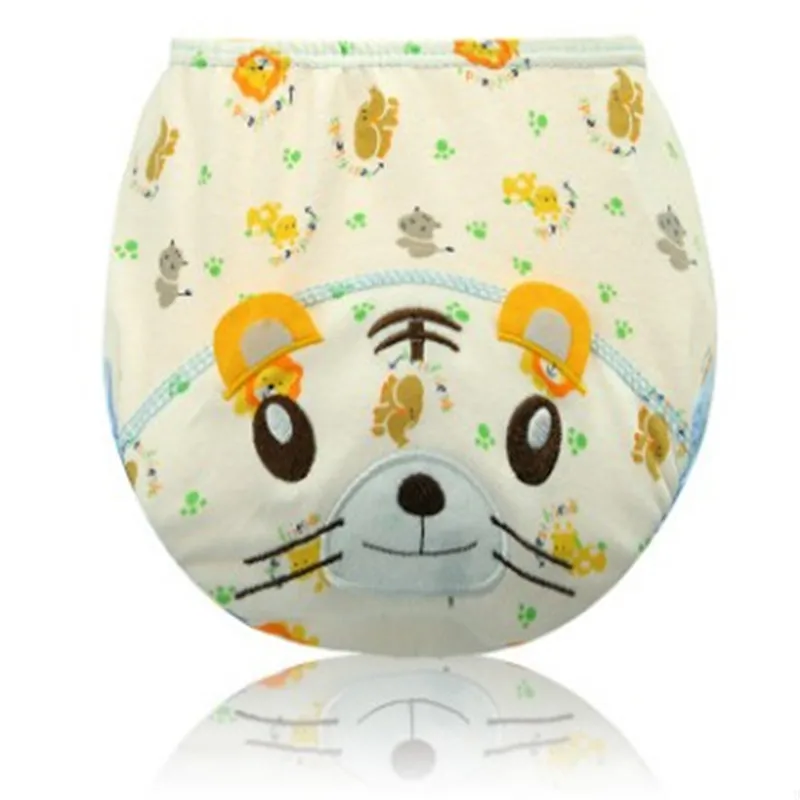 Online Pañales de tela de 10 piezas pañales de bebé pañal de algodón reutilizable para niños pañal lavable niños niñas pantalones de entrenamiento todas las estaciones