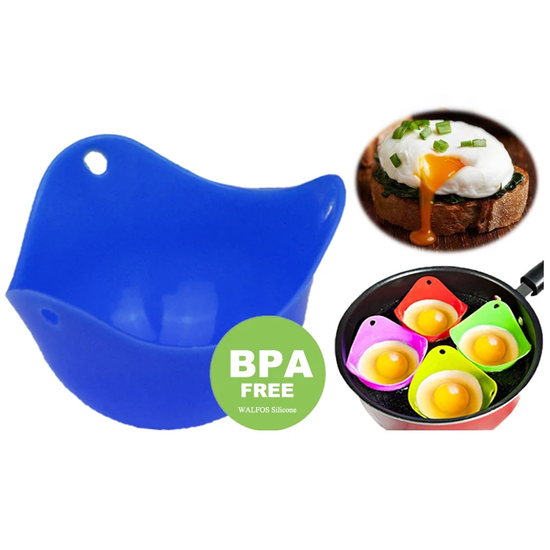 

FOOD GRADE Flexibe Silicone Egg Poachers Cooking Perfect Poached Egg Kitchen Tool Baking Poached Cup egg kitchen cooking tools