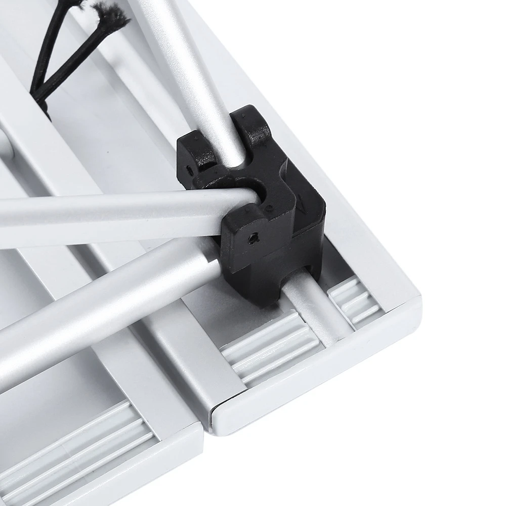 De aleación de aluminio de escritorio plegable al aire libre Camping estable mini portátil barbacoa Picnic ligero Anti-deslizamiento de mesa rectangular