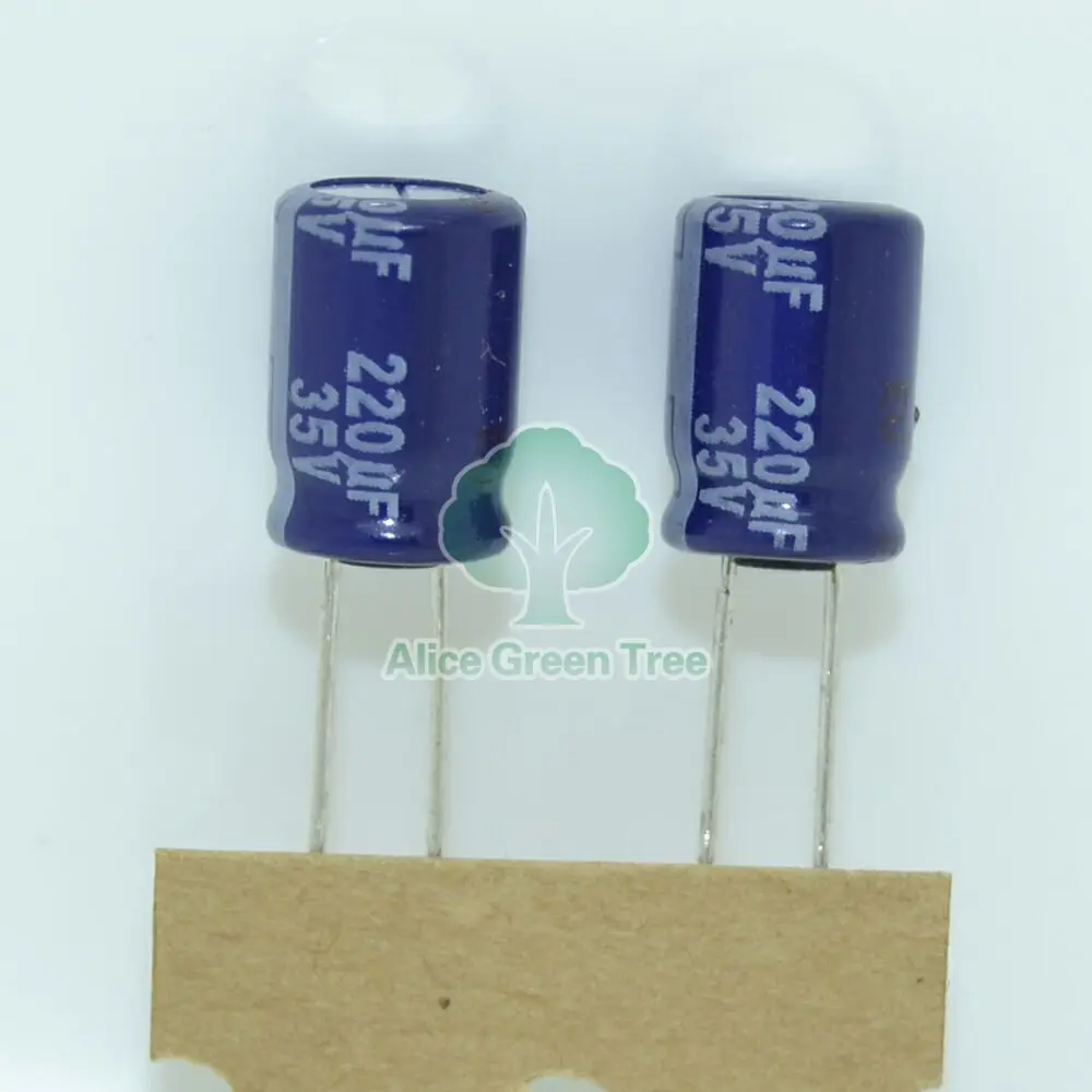 6216 20pcs For Matsushita M 220uF//35V 8*11.5mm Audio Electrolytic Capacitor