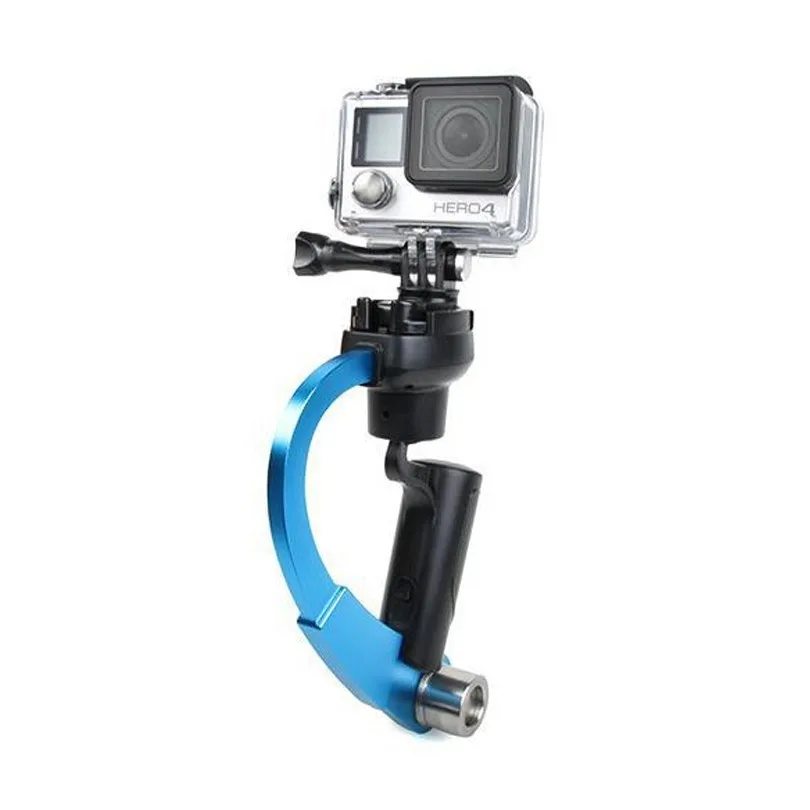 Мини Ручной Стабилизатор камеры видео Steadicam Gimbal подходит для GoPro Hero 7 6 5 SJcam SJ4000 Xiaomi Yi Экшн-камера