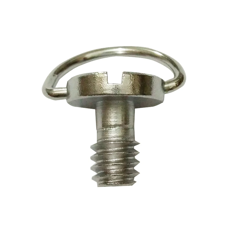 2/5/10pcs 1/4" D-Ring Camera Screws for DSLR Camera Tripod Quick Release Plate