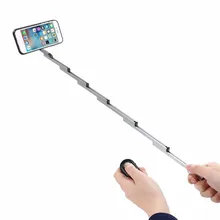 3 em 1 selfie vara w/tampa de alumínio para iphone 7 6 s mais dobrável selfie com case & bluetooth obturador remoto para iphone 6s