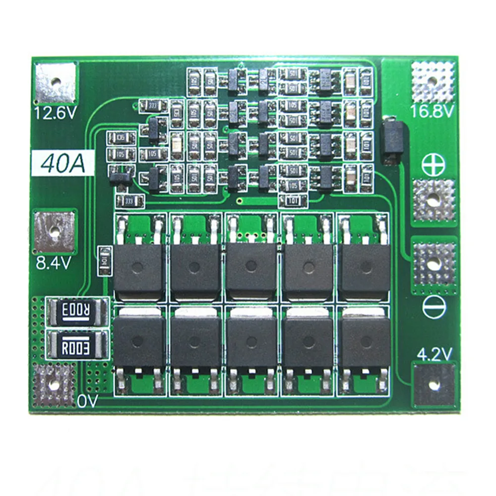 2S 20A/ 3S 40A/ 4S 40A 7 4 в 16.8 18650 литиевая плата защиты батареи BMS стандартный