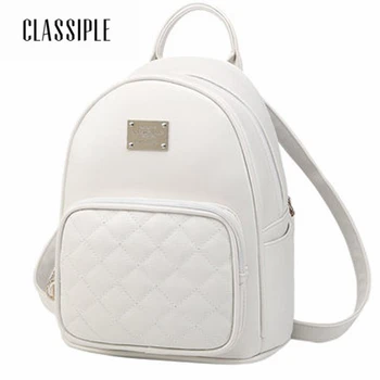 

2018 School Bags For Girls Backpacks For Women White Females Backpack Hot Sale Fashion Causal Bags Teenagers High Quality Ladies