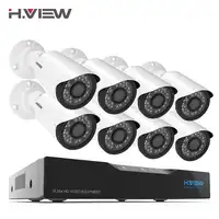 H. view 16CH Surveillance Systeem 8 720 P Outdoor Bewakingscamera 16CH CCTV DVR Kit Video Surveillance iPhone Android Remote View