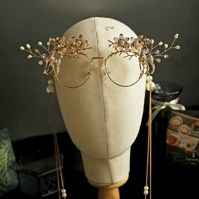 

alloy metal fairy/dream/studio/rhinestone flower deer fancy photo shooting/cosplay eyewear