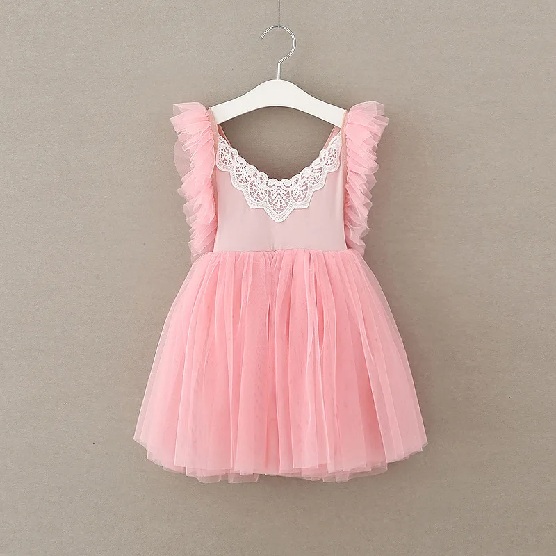 Appliques Autumn Kids Boutiques Lace Flower Clothes Baby Girls Princess ...