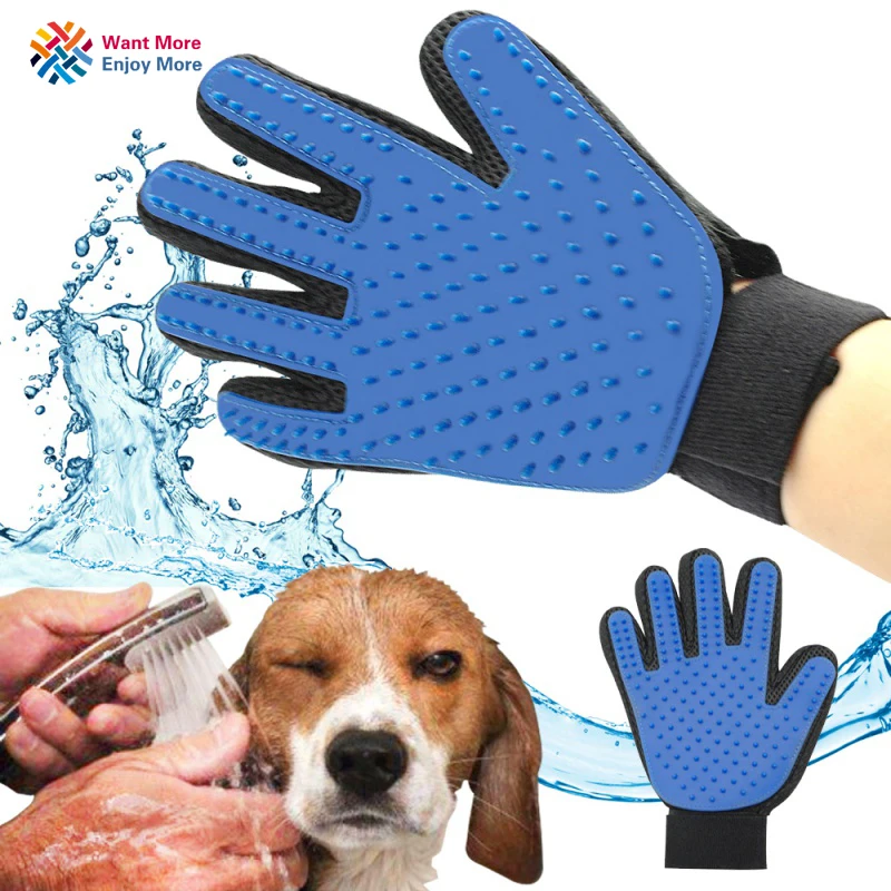 

Pet brush Glove Deshedding Furmins Efficient Pet Grooming Glove Dog Bath Cat cleaning Supplies Pet Glove Dog Accessories