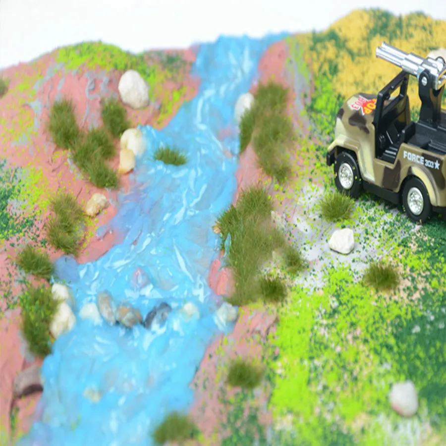 architecture model grass for ho train layout (5)